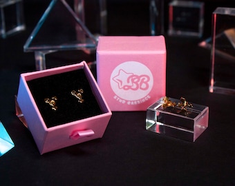 Pendientes con símbolo trans / ¡2 COLORES DISPONIBLES! / Joyería LGBTQ de acero inoxidable