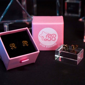 Lesbian Symbol Stud Earrings | 2 COLOR OPTIONS! | Stainless Steel LGBTQ Jewelry