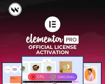 Elementor Pro License | 1-Year Activation & Installation Service