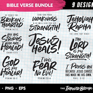 Scripture SVG Bundle, Christian SVG, Bible Verse svg Bundle, Faith svg, Jesus svg files for cricut