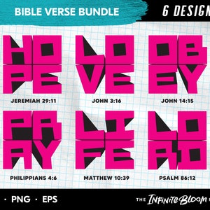 Christian Statements SVG Bundle, Scripture Faith Bible Verse Quote SVG Bundle, clipart SVG files for cricut