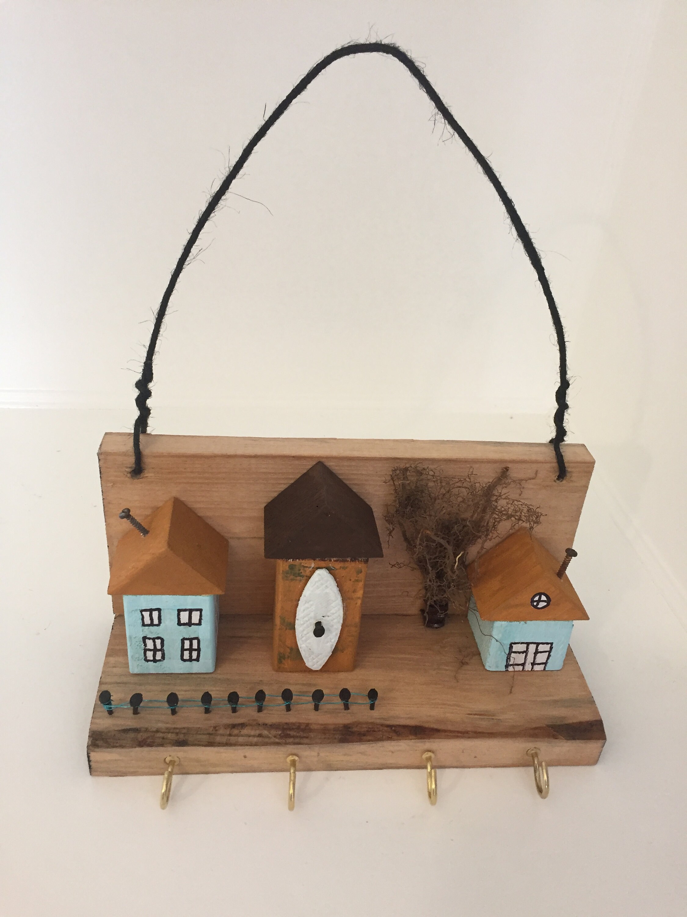 Wooden key holder wall décor kids bedroom wall hanging Etsy