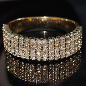 Lab Diamond Unisex Wedding Band Pave Half Eternity Wedding Ring 14K 18k Solid White Gold Available in Yellow Gold and Rose Gold