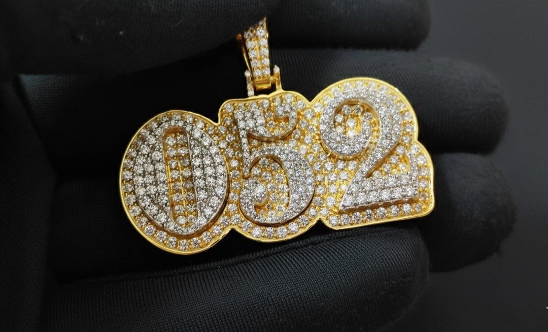 Rapper Pendant Numbers Personalized Custom Number Iced Out Hip Hop Pendant Jewelry - Etsy
