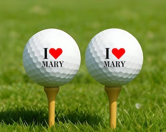 Personalized Golf Balls, Golf Gifts for Men, Guy Gift, Funny Gift for Man, Gift for Husband, Gift for Boyfriend, Valentine's Day Gift