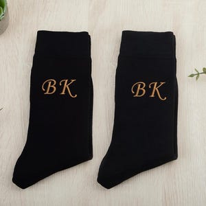 Embroidered Groomsman Socks, Groomsmen Socks Personalized, Groomsmen Proposal Gifts, Best Man, Groom Socks, Embroidery Initial Wedding Socks