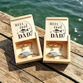 Personalized Fishing Lure Set, Custom Engraved Metal Bait, Gift for Dad Grandpa Uncle, Birthday Retirement & Father's Day Fisherman Keepsake