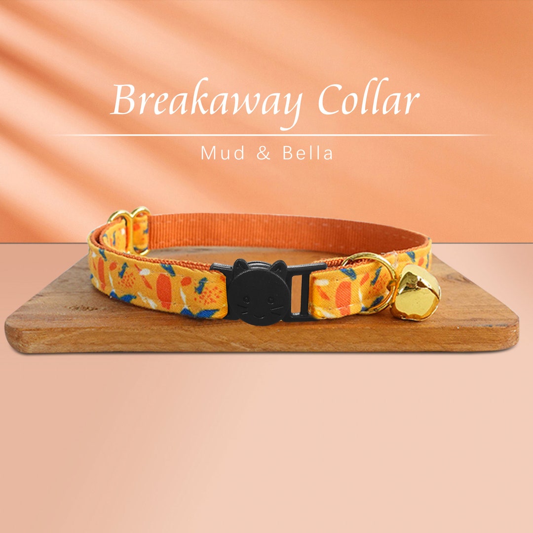 Breakaway Cat Collar With Name Engraved Custom Quick Release Cat Collar