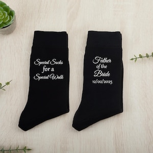 Father of the Bride Socks, Special Socks for a Special Walk Socks, Wedding Party Socks, Father of the Bride Gift, Wedding Gift for Dad
