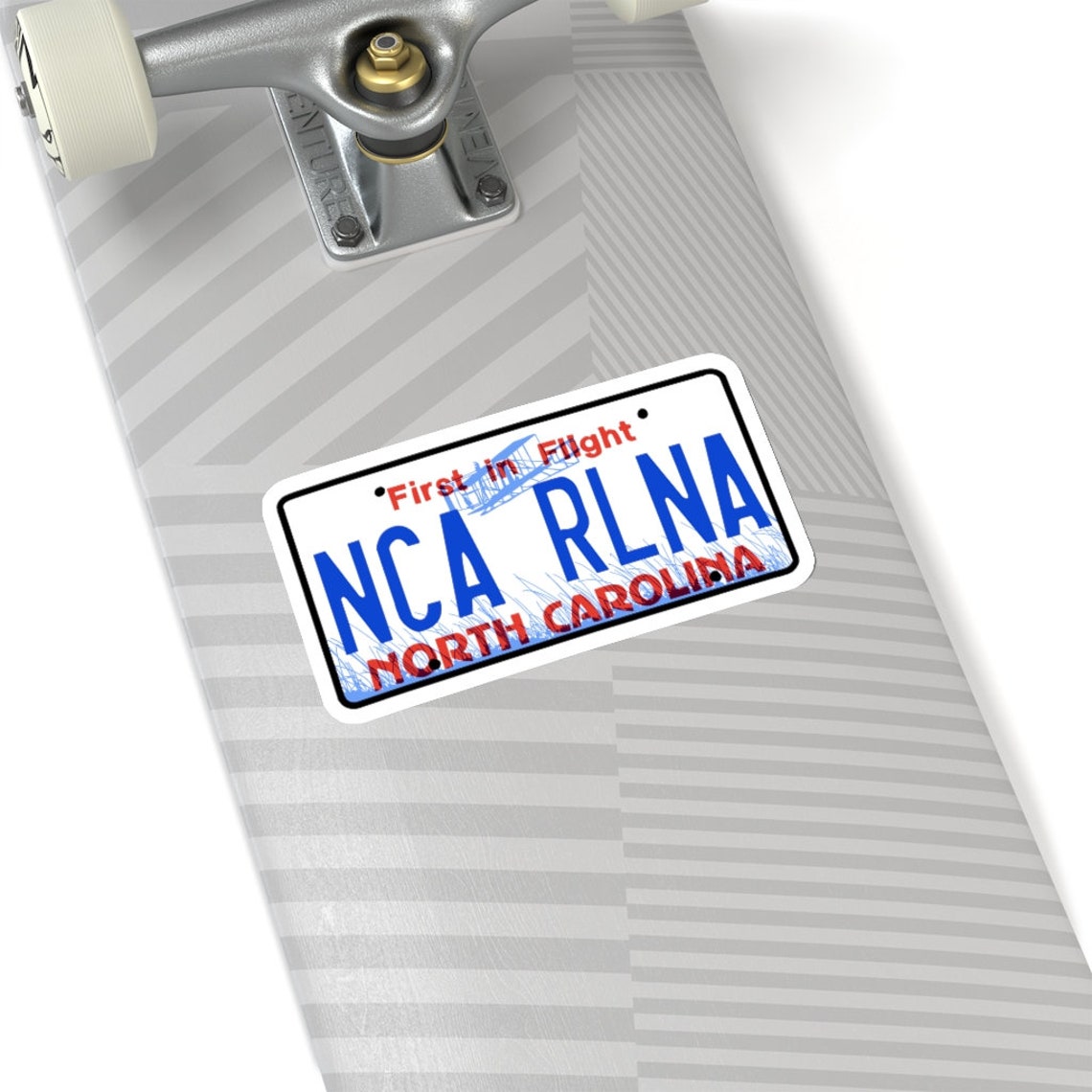 North Carolina License Plate Vinyl Decal North Carolina - Etsy