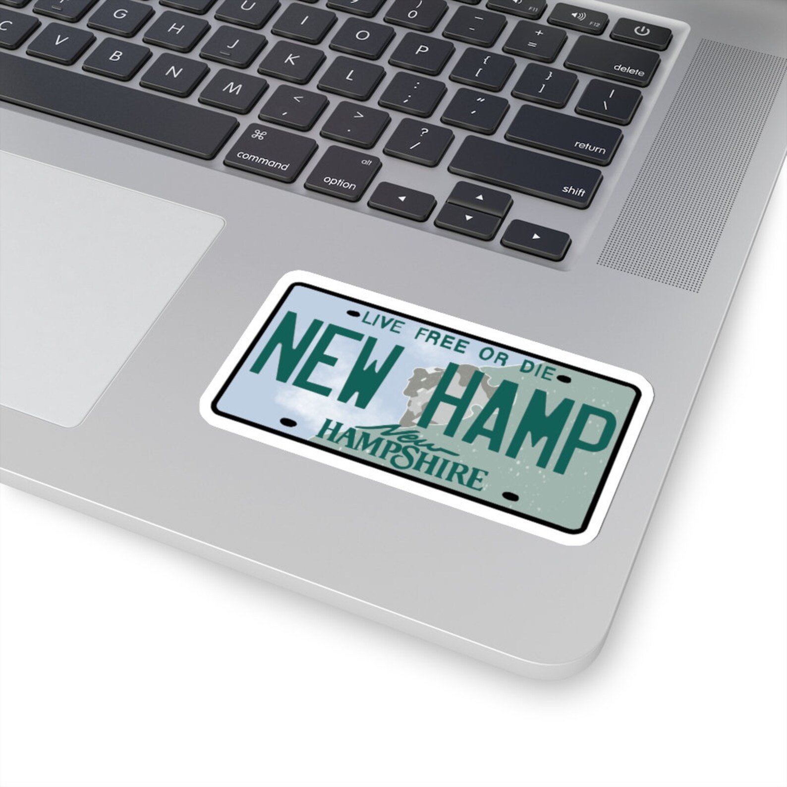 New Hampshire License Plate Vinyl Decal New Hampshire Etsy