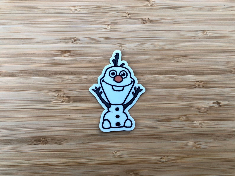 olaf sticker frozen disney laptop macbook tablet etsy