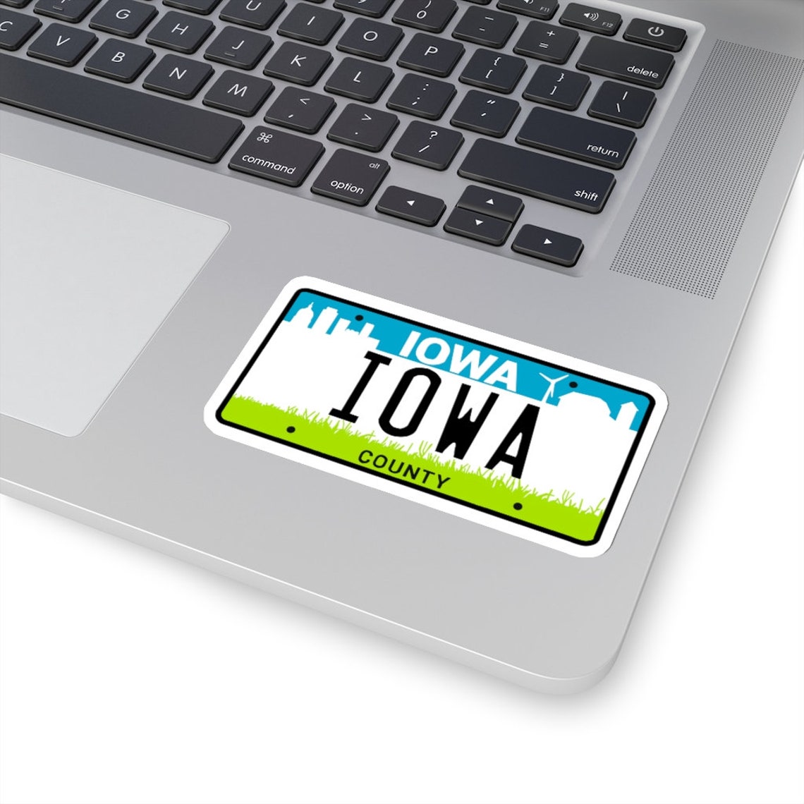 Iowa License Plate Vinyl Decal Iowa Sticker Laptop Sticker Etsy