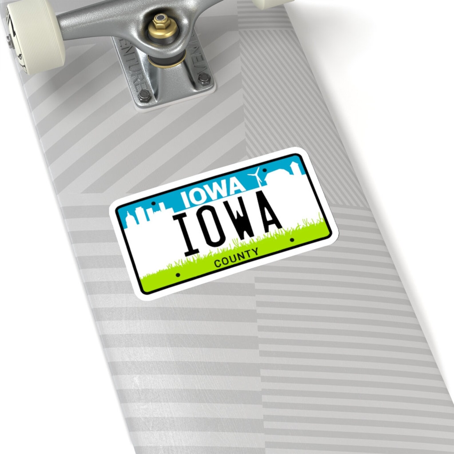 Iowa License Plate Vinyl Decal Iowa Sticker Laptop Sticker - Etsy