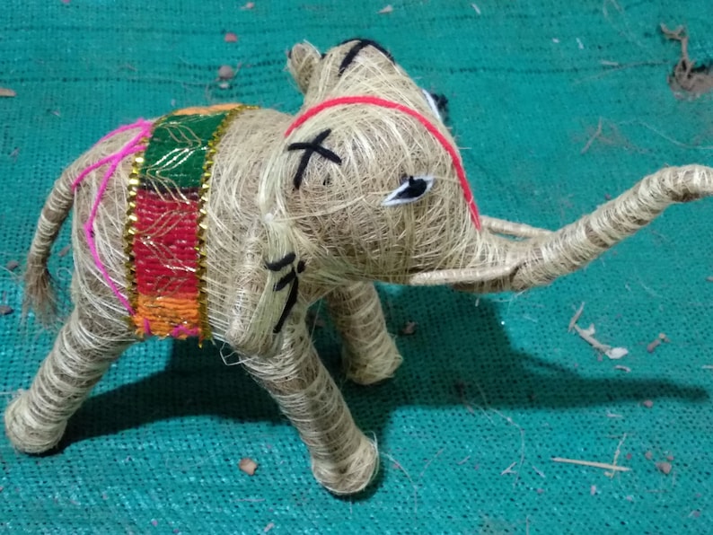 Hand made coconut husk  customised elephant  Etsy