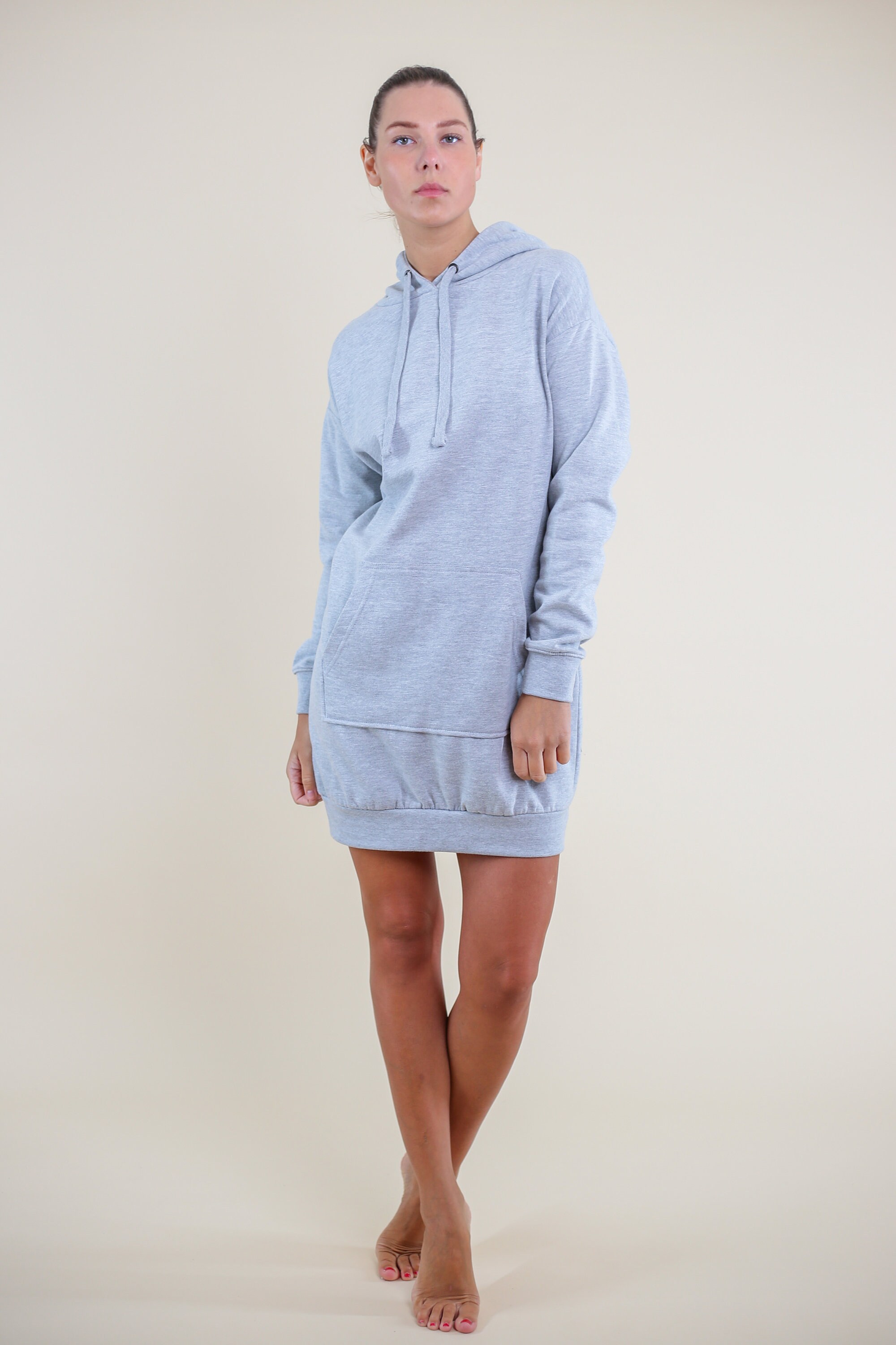 Women's hoodie dress grey hoodie dress womens long Etsy