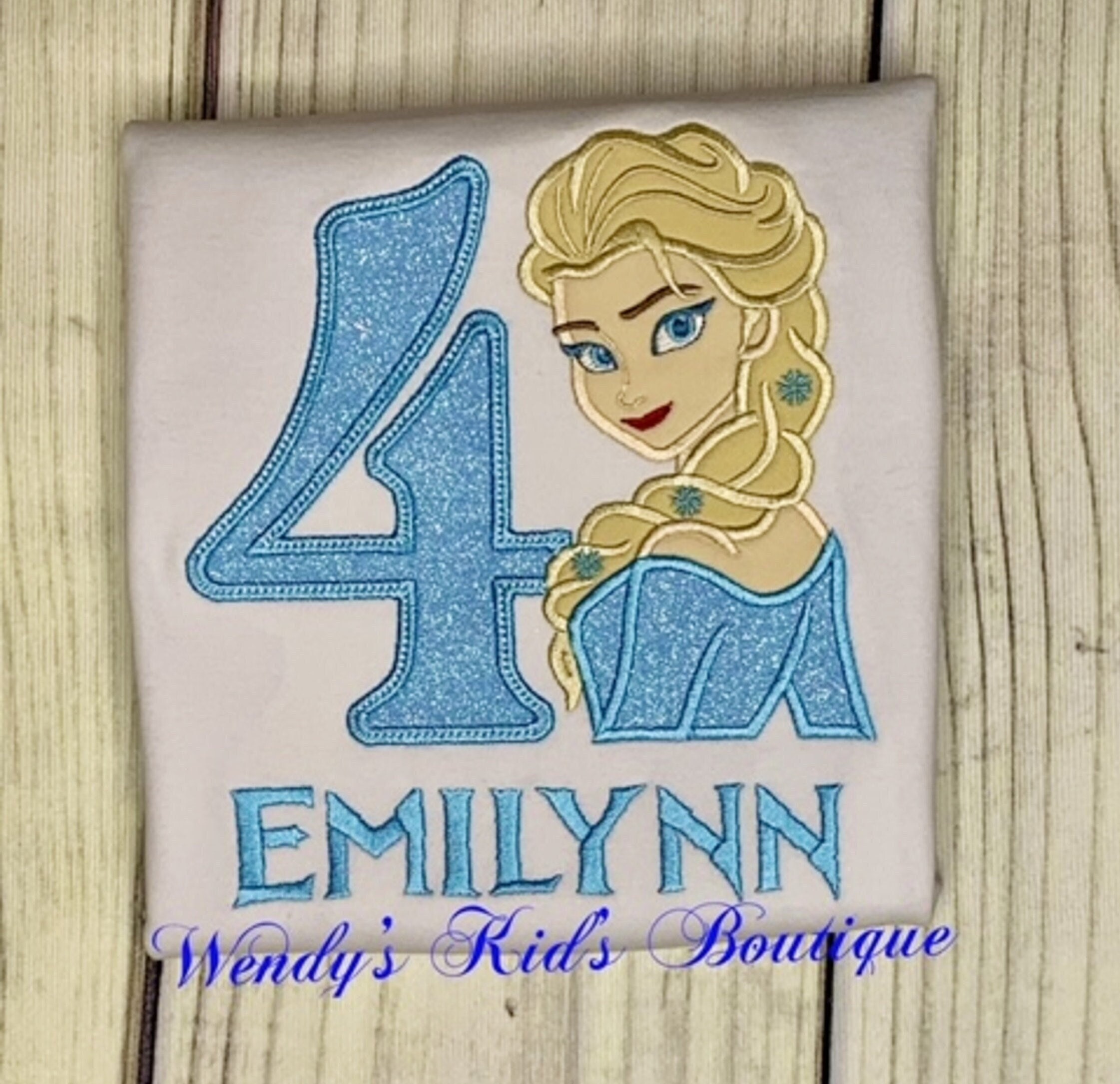 Frozen 4th birthday shirt sale