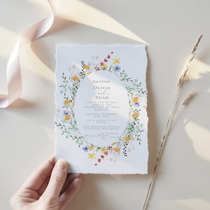 Lets Party Wild Flower Evening Wedding Reception Invitation Template  Elegant Printable Invite Instant Download WF11