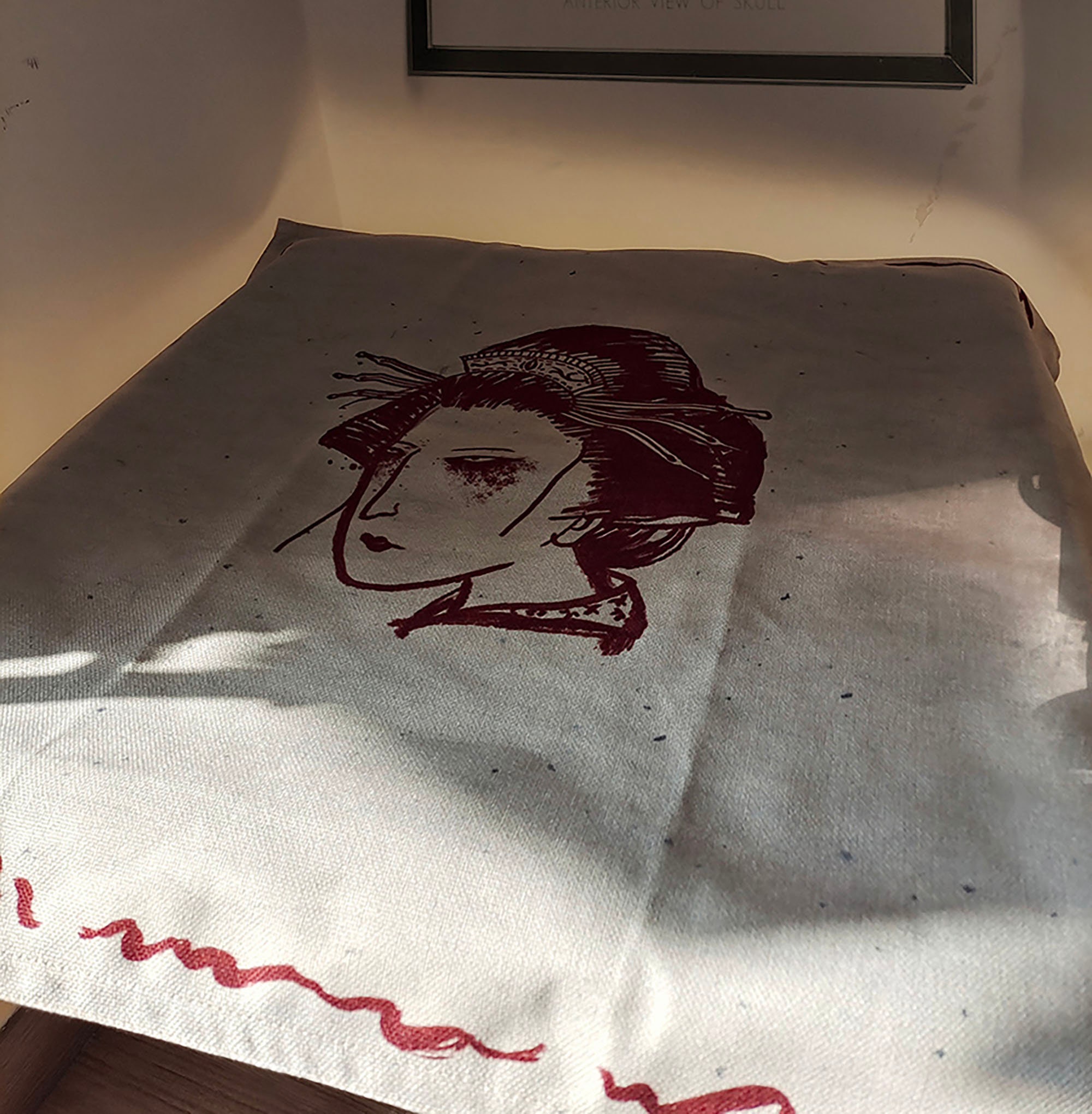 Japanese Geisha Wall Cloth japanese Geisha Tapestryjapanese Etsy