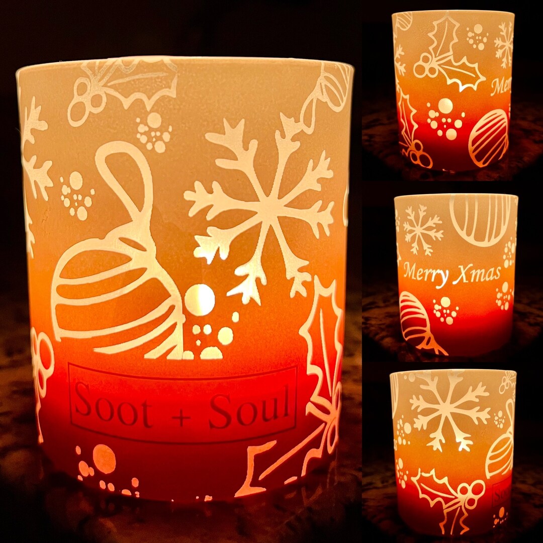 Scented Soy Candle Christmas / Choose Your Scent / Christmas Etsy