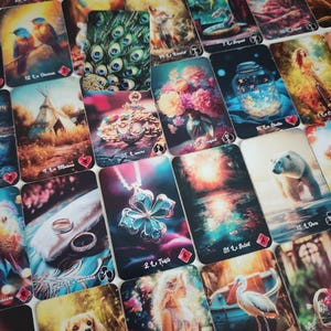 Mini Poetische Lenormand - 36 kaarten - Klein formaat - Waarzeggerij Orakel
