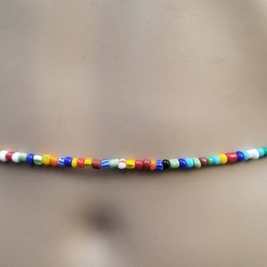 Medley Waist Bead, Tie on Waist Beads, Belly Beads
