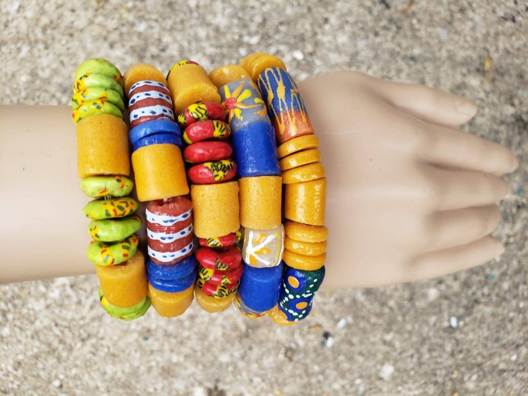 2 Bracciali In Pietre Naturali Con Ciondolo Farfalla – Perline Da 8 Mm, Elastici, Regali Gioielli Yoga