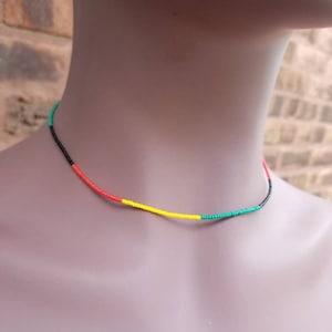 African Choker Necklace, Jewelry