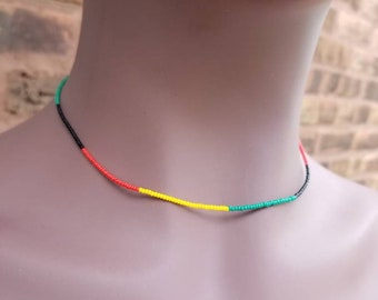 African Choker Necklace, Jewelry