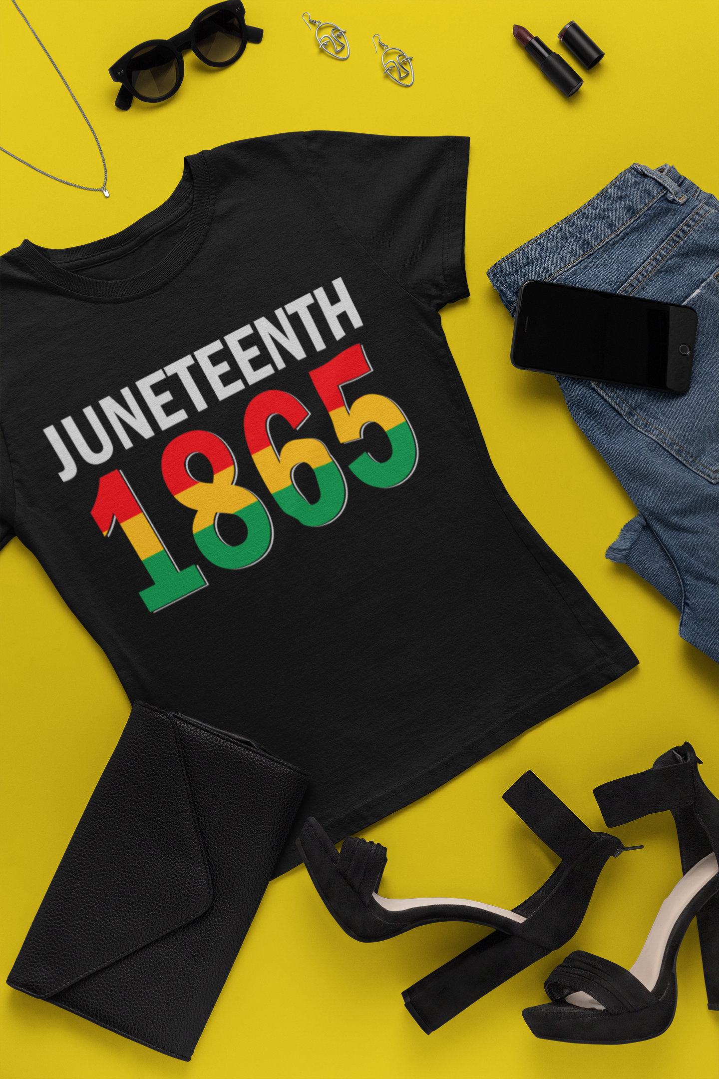 Juneteenth Shirt for women Tri Color Juneteenth Shirt Black | Etsy