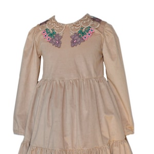 Beige girl dress