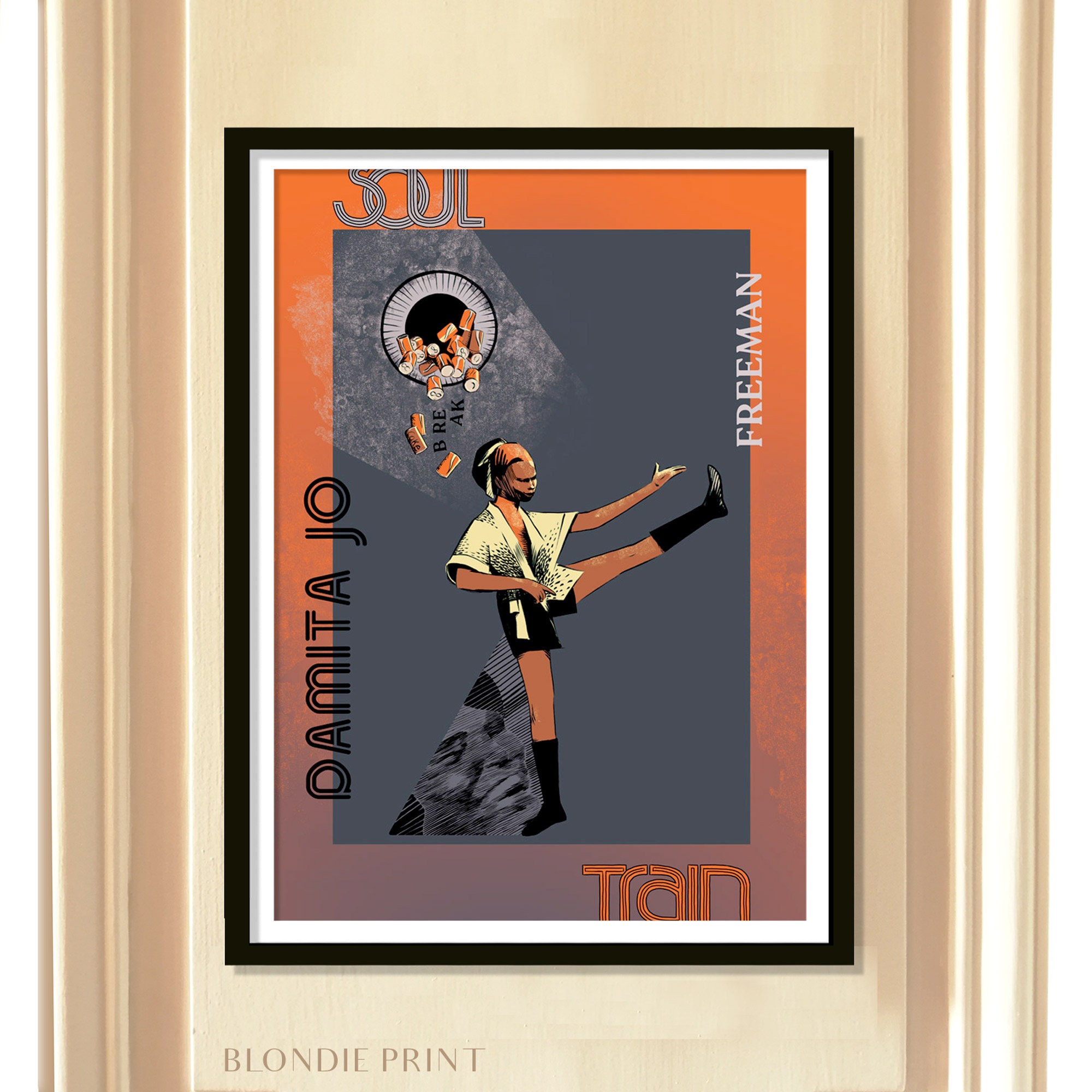 Damita Soul Train - Print High Quality