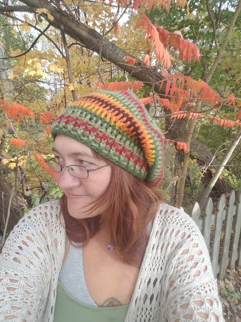 Gifts For Her Boho Style One of a Kind Gifts Unique Gifts Hippie hat Holiday Gift Boho Sunflower Slouch Birthday Gift