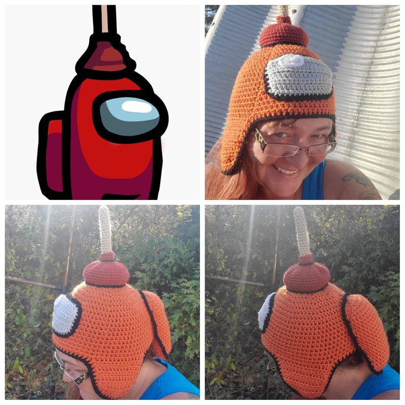 Among Us Character hat plunger hat choose your character Etsy