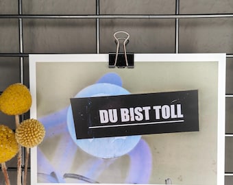 Postkarte "Du bist toll"