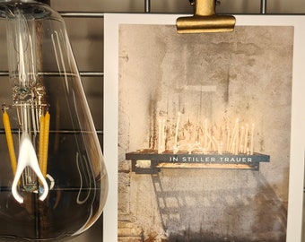 Postkarte "In stiller Trauer"