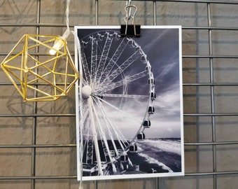 Kunst-Postkarte "Riesenrad de Pier Scheveningen"