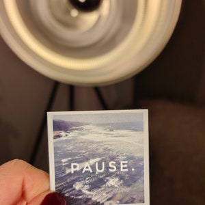 Foto-Magnet &quot;Pause.&quot;