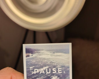 Foto-Magnet "Pause."