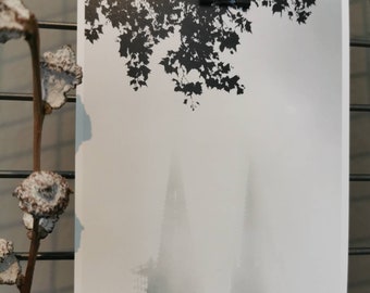 Postkarte: Kölner Dom im Nebel II