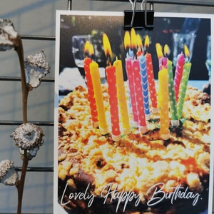 Postkarte: Lovely Happy Birthday
