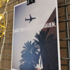 Carte postale "Let's Just Run Away"
