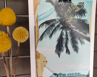 Postkarte "Stay wild. Ocean child"