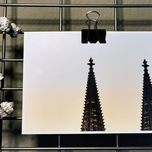 Carte postale d'art "Cathédrale de Cologne - conseils"