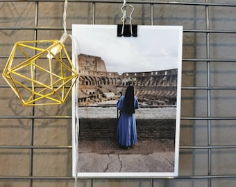 Kunst-Postkarte "Kolosseum Rom"