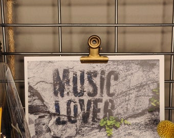 Postkarte "Music Lover"