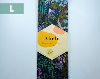 Pano de cera de abelha orgânica L | 33x33cm | Selva, presente, envoltório de cera de abelha, envoltório de abelha, desperdício zero, panos de cera de abelha, Natal
