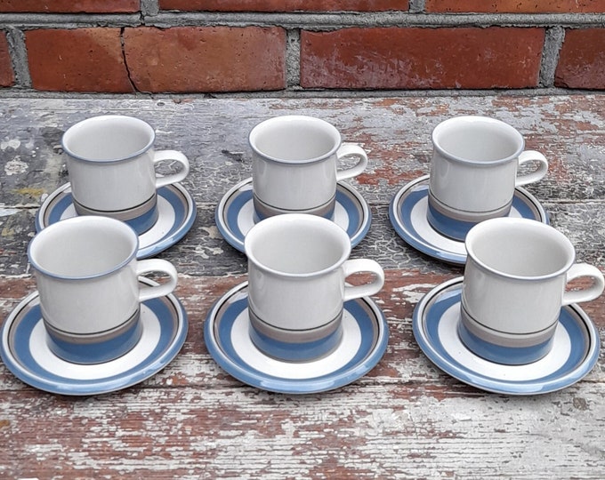 Retro Houseware: 6-Piece Vintage Finnish Breakfast Set - Inkeri Leivo, Arabia Uthua, Made in Finland 1970