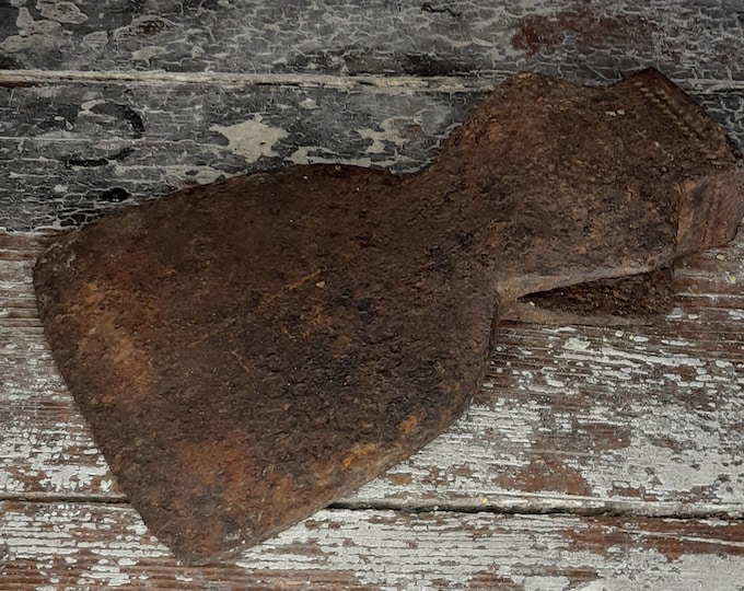 Antique Scandinavian Lumber Mill Axe - Handcrafted Old Norwegian Carpenter Axe