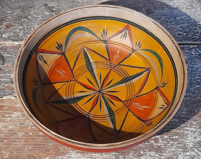 Fantastic ale bowl from 1900s, Telemark rosemaling,  Farmhouse primitive antiques,rosemaling, folkart, hand carved,Norwegian folkart